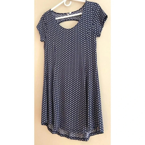 Rip Curl Navy and White Short Sleeve Surf Mini Dress Size Small - Picture 4 of 11